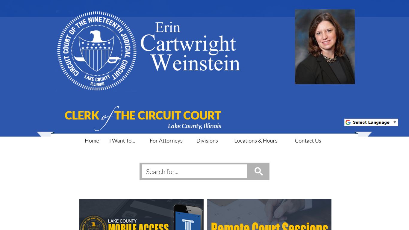 Erin Cartwright Weinstein Lake County, Illinois, Clerk of the Circuit Court